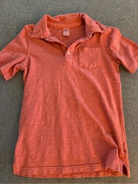 Carter's Coral Short Sleeve Polo with Chest Pocket Boys Size 7